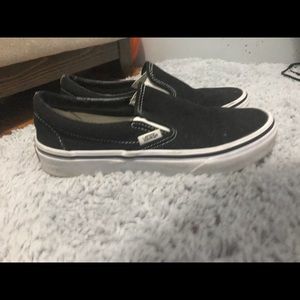 Black slip on vans